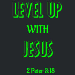 Youth-Ultimate Tee-Level Up w/Jesus Design
