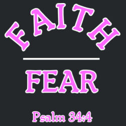 Hoodie-Faith Over Fear Design