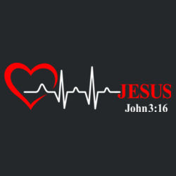 Mens L/S Tee John 3:16 Front and Back Design