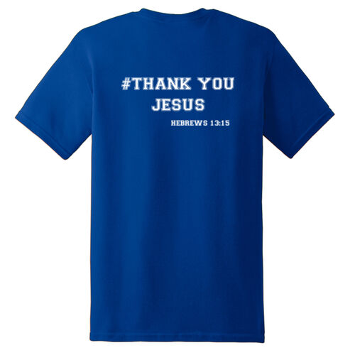 Mens-Thank you Jesus Tee on Back Thumbnail