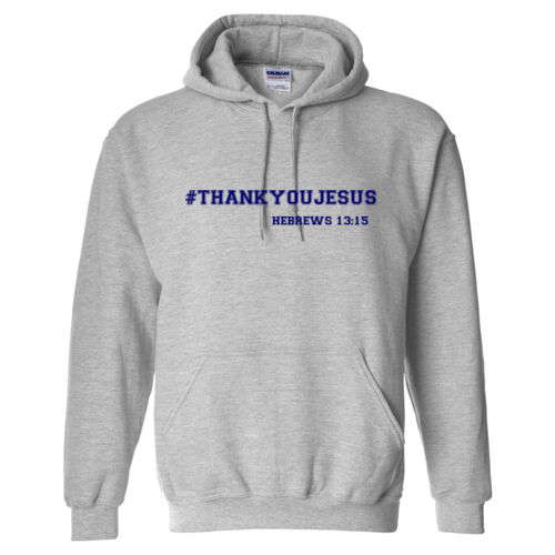 Mens-#Thank You Jesus Hoodie Sweatshirt Thumbnail