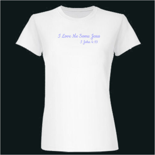 Ladies -Slim Fit Tee - Love Me Some Jesus Thumbnail
