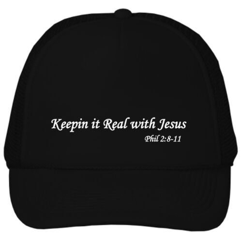 Trucker Cap All Black - Keepin it Real Thumbnail