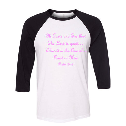 3/4 Sleeve Taste and See the Lord is Good Thumbnail