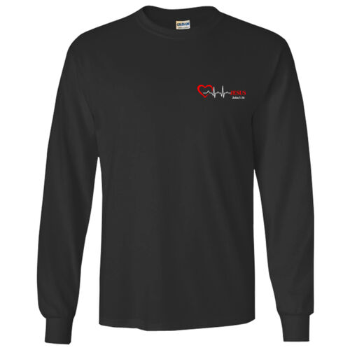 Mens L/S Tee John 3:16 Front and Back Thumbnail