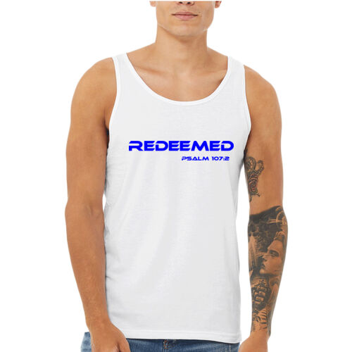 Men's Tank- White-Redeemed Thumbnail